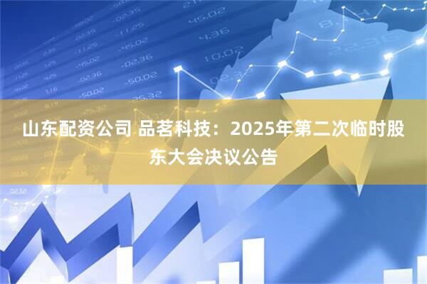 山东配资公司 品茗科技：2025年第二次临时股东大会决议公告