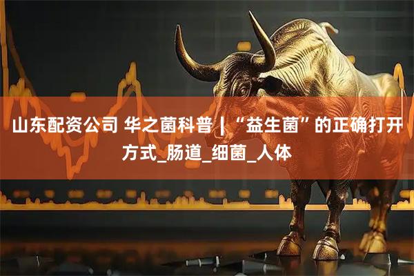 山东配资公司 华之菌科普∣“益生菌”的正确打开方式_肠道_细菌_人体