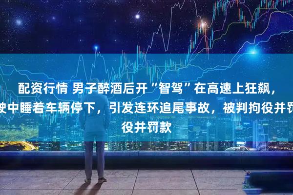 配资行情 男子醉酒后开“智驾”在高速上狂飙，行驶中睡着车辆停下，引发连环追尾事故，被判拘役并罚款